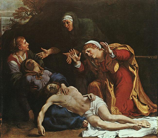 Annibale Carracci The Dead Christ Mourned oil painting picture